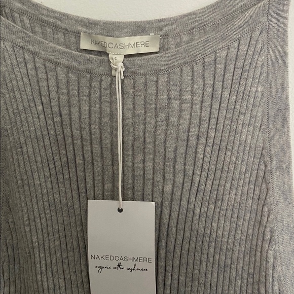 NWT NakedCashmere Emilia grey knit midi dress - Picture 13 of 14